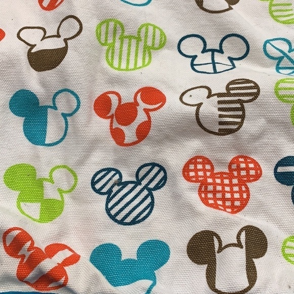 Mickey Mouse Abstract Ears Canvas Tote. TOT1775 - Picture 3 of 8